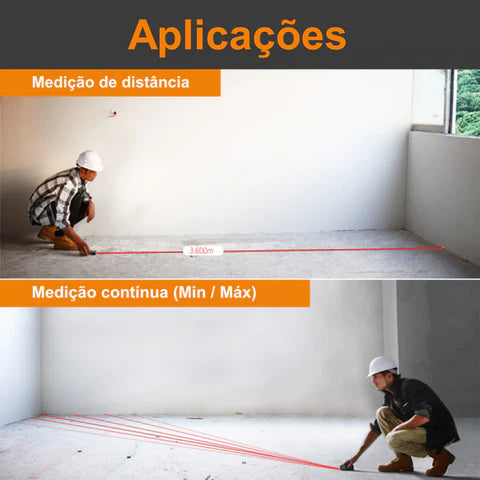 Trena Laser Digital Profissional - Mileseey