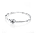 Pulseira Feminina Coração Luxo