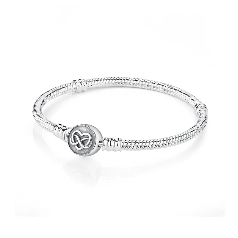 Pulseira Feminina Coração Luxo