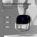 2025 Mini Portable Hanging Neck Massager With Heat Electric EMS TENS Pulse Hot Compress Smart Cervical Spine Massager Shoulder