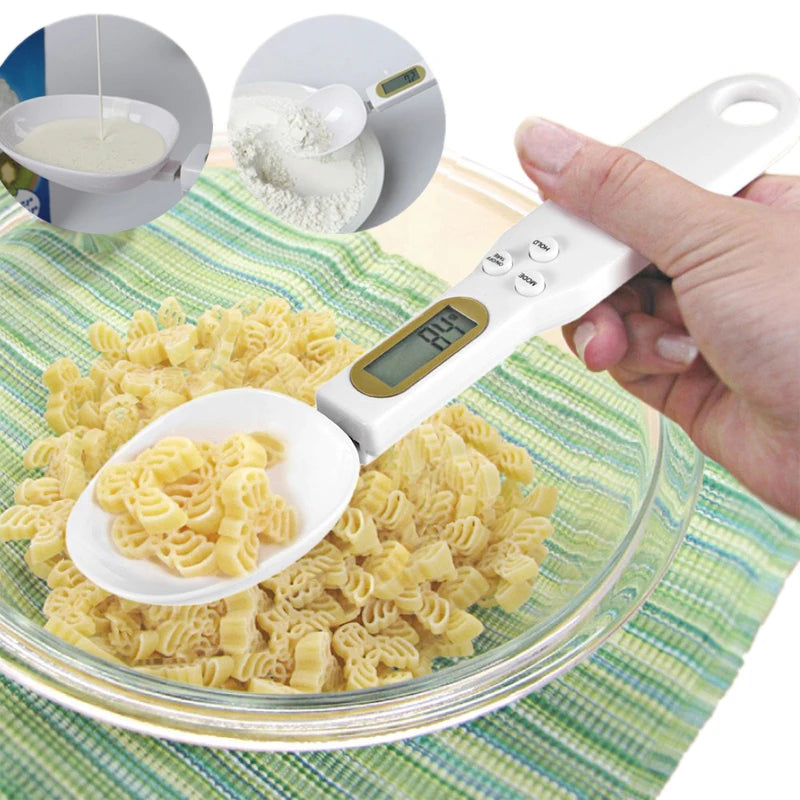 Colher de Medida Portátil com Balança Digital para Alimentos