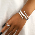 Conjunto Pulseira + Anel Minimalista