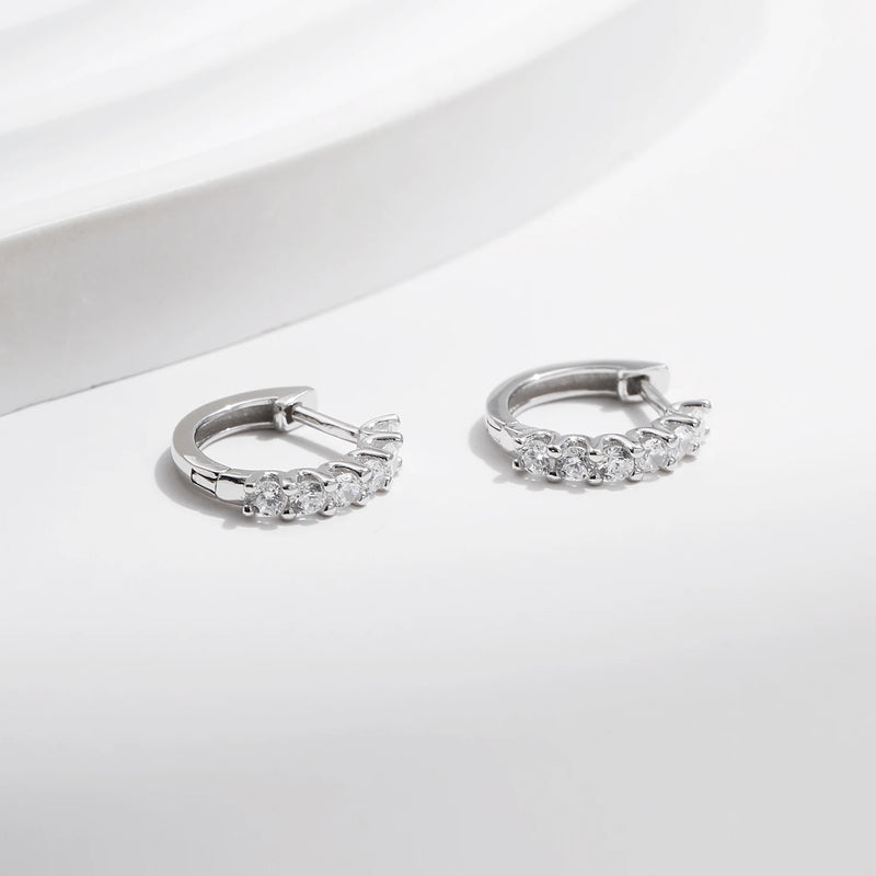 Brinco Feminino com Pedras de Zircônia