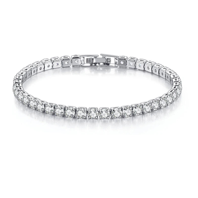Pulseira Luxo Zircônia 925
