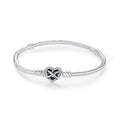 Pulseira Feminina Coração Luxo