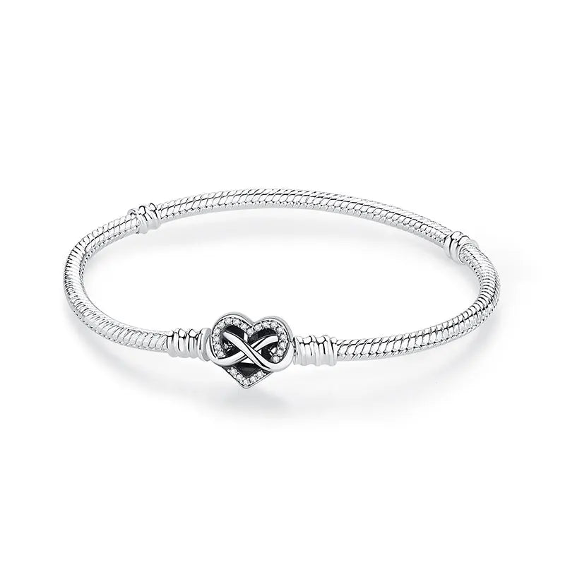 Pulseira Feminina Coração Luxo