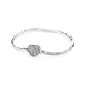 Pulseira Feminina Coração Luxo