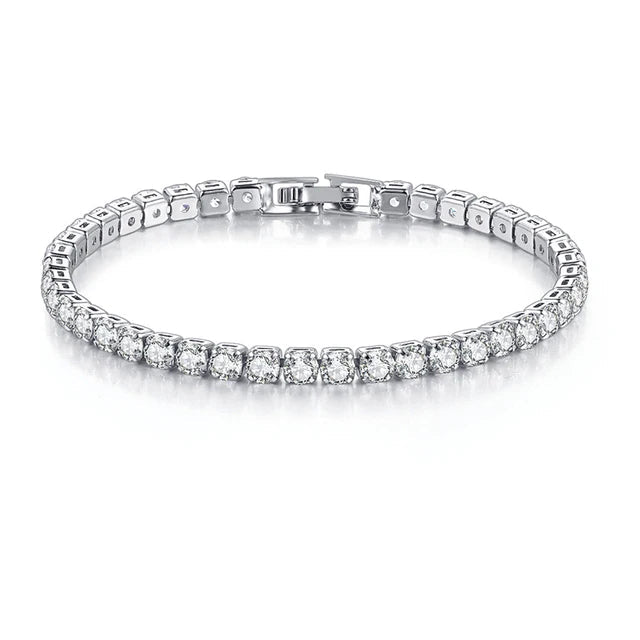 Pulseira Luxo Zircônia 925
