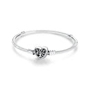 Pulseira Feminina Coração Luxo
