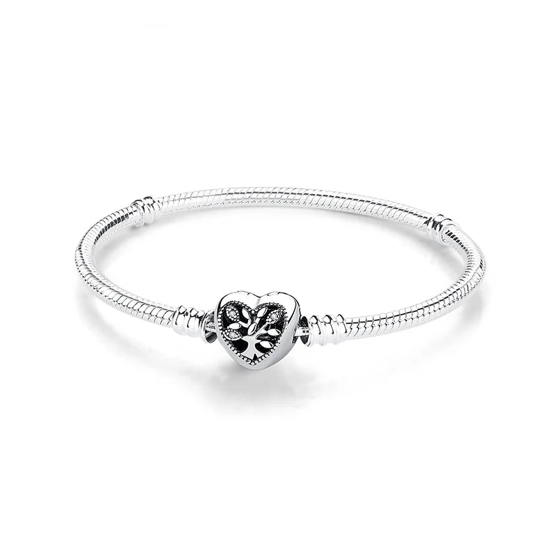 Pulseira Feminina Coração Luxo