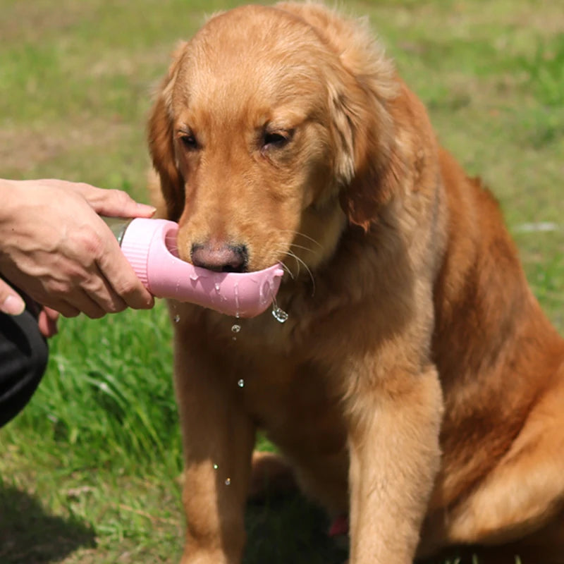 Garrafa Portátil para Pets 4 em 1 -