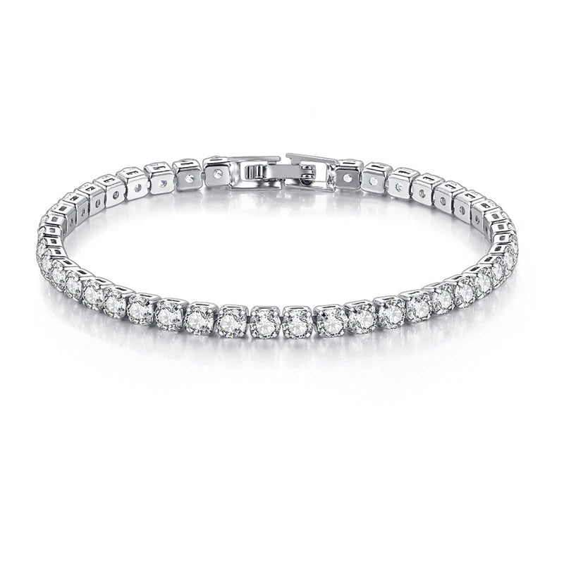 Pulseira Luxo Zircônia 925