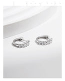 Brinco Feminino com Pedras de Zircônia