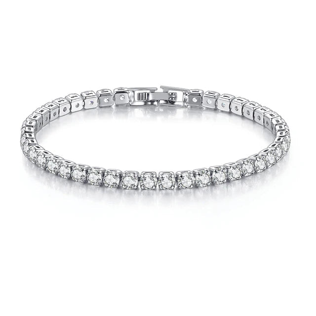 Pulseira Luxo Zircônia 925