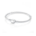 Pulseira Feminina Coração Luxo