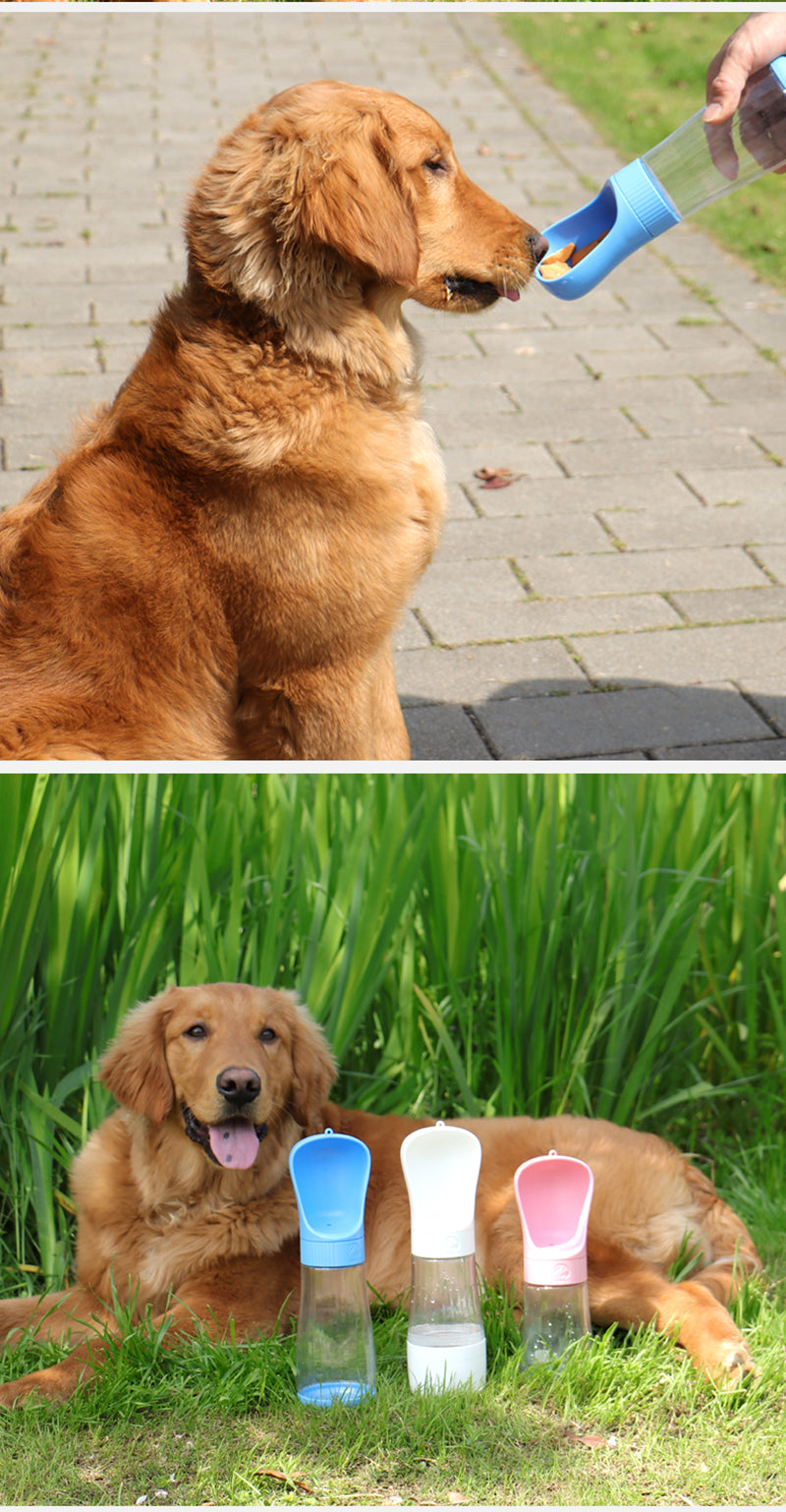 Garrafa Portátil para Pets 4 em 1 -
