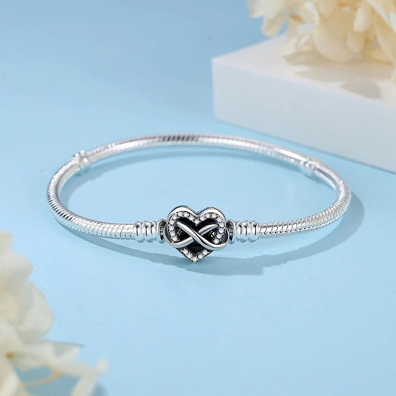 Pulseira Feminina Coração Luxo