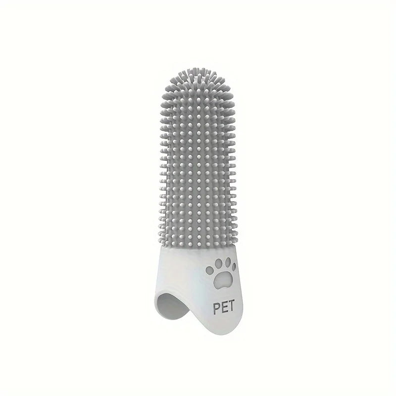 Escova de dentes para cães de silicone macio 360