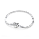 Pulseira Feminina Coração Luxo