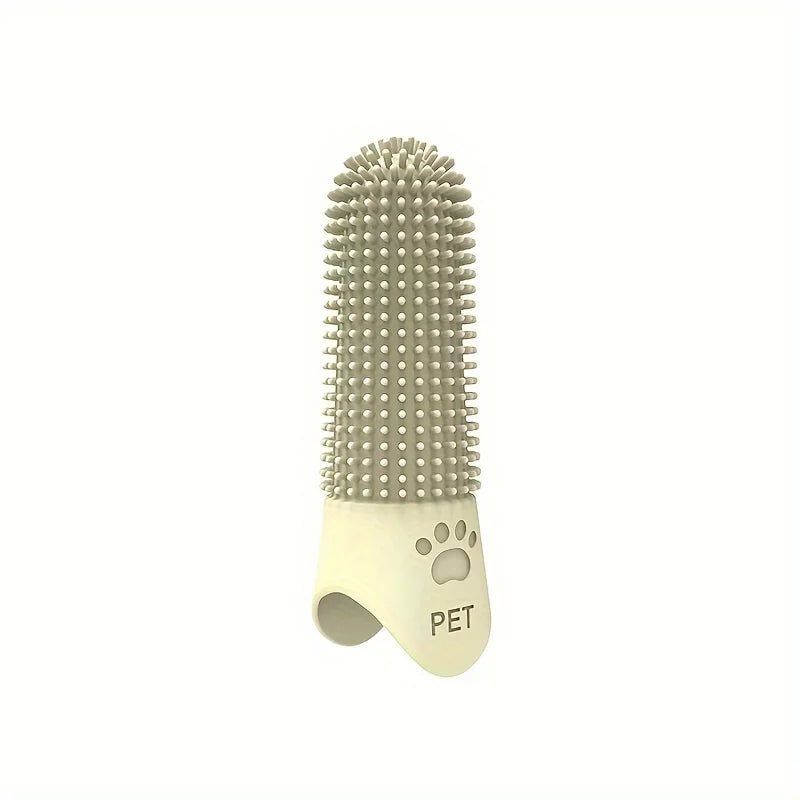 Escova de dentes para cães de silicone macio 360
