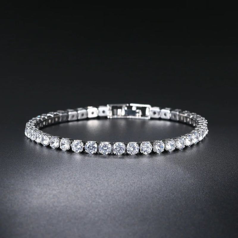 Pulseira Luxo Zircônia 925