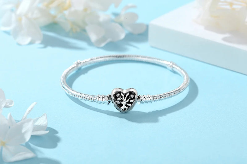 Pulseira Feminina Coração Luxo
