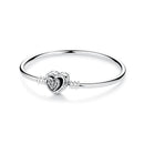 Pulseira Feminina Coração Luxo