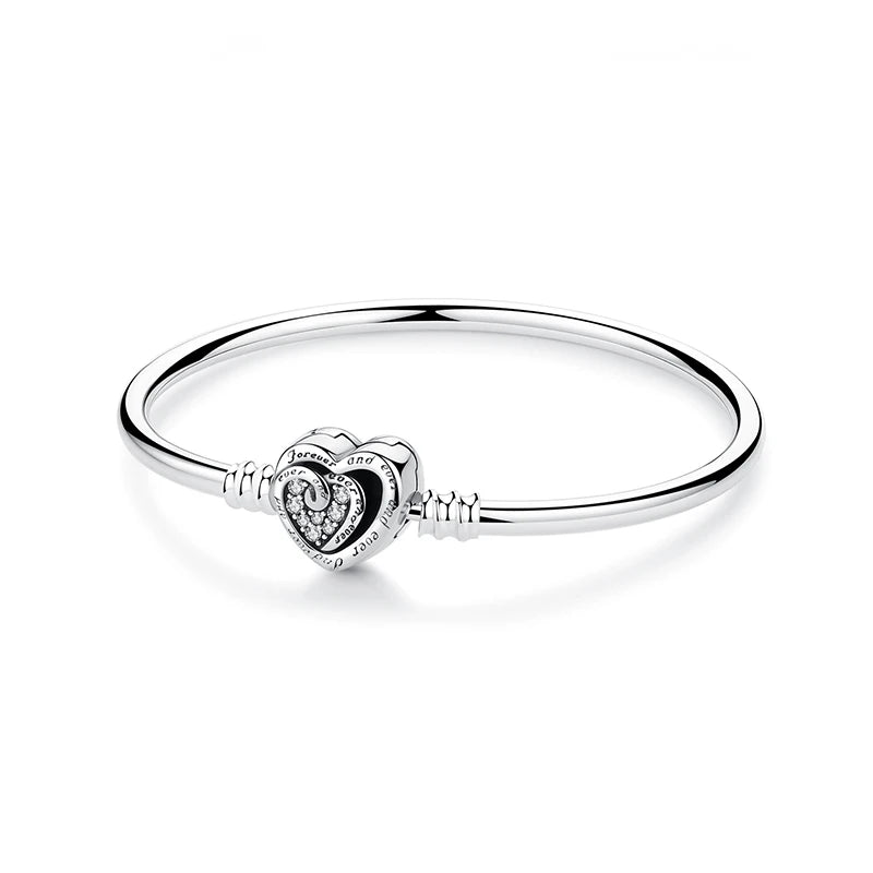 Pulseira Feminina Coração Luxo