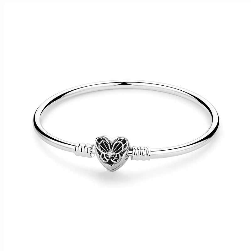 Pulseira Feminina Coração Luxo