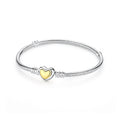 Pulseira Feminina Coração Luxo