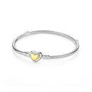 Pulseira Feminina Coração Luxo
