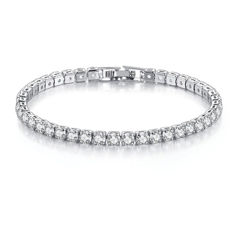 Pulseira Luxo Zircônia 925