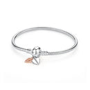Pulseira Feminina Coração Luxo
