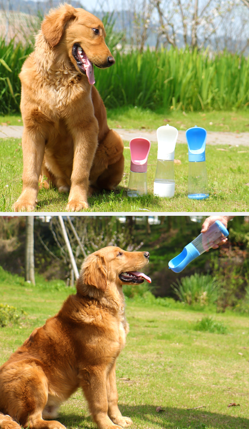 Garrafa Portátil para Pets 4 em 1 -