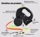 Guia Retrátil Dual DOG
